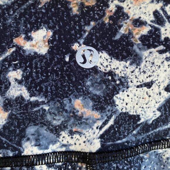 Lululemon Floral Wunder Under 21" Crop High Rise sz 8 - Picture 4 of 7